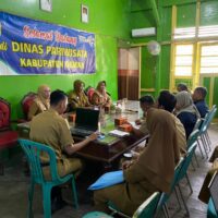 Rapat Koordinasi Pelaksanaan Pembangunan Kepariwisataan di Ruang Pertemuan Dinas Pariwisata Kab. Demak