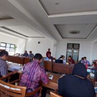 Rapat pembahasan kajian potensi rencana investasi sektor agro industri oleh CV. Tapani Megah Cipta