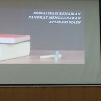 Kegiatan Sosialisasi Kenaikan Pangkat menggunakan Aplikasi SiASN