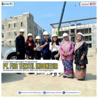 Kegiatan Kunjungan Lapangan Pengawasan bersama Dinas Perindustrian Kab. Demak ke PT FHG Tekstil Indonesia yang berlokasi di Kawasan Industri JIPS Ds. Batu Kec. Karangtengah.