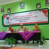 Kegiatan Bimbingan Teknis Kearsipan Bagi Pengelola Arsip Perangkat Daerah se Kabupaten Demak