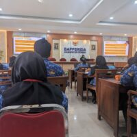 kegiatan sosialisasi evaluasi RKPD triwulan II tahun 2025 dan sosialisasi penginputan Renstra PD tahun 2025 -2029 pada aplikasi SIPD.