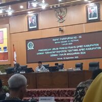 Rapat paripurna ke 35 masa sidang III tahun 2025 ttg pandangan umum fraksi² DPRD kab. demak