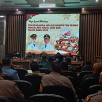 Giat Rakor High level Meeting Kabupaten Demak bertempat di Grhadika Bhakti Praja