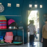 Kegiatan pengecekan lapangan terkait perizinan SLHS Jasa Boga Berkah Bejo an Raeke Jevana Pandean